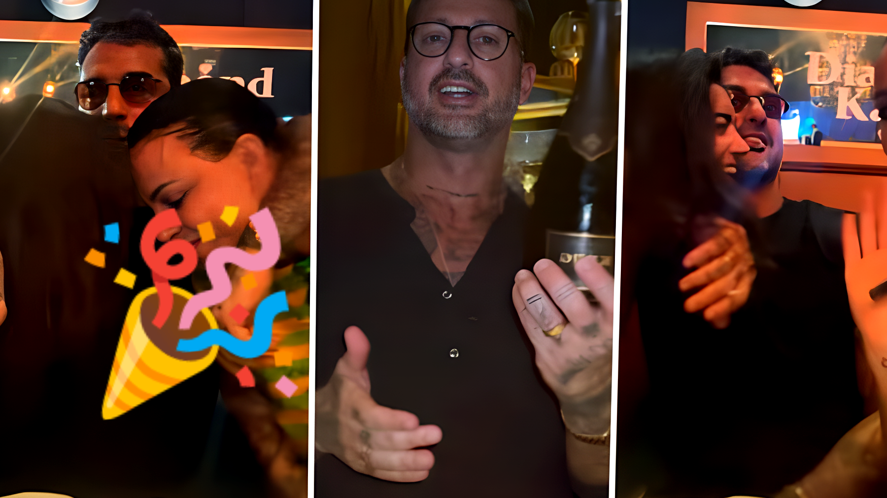 Fabrizio Corona compie 50 anni e scatena un inferno di gelosie: Nina Moric seduta accanto alla fidanzata, e Belen? La clamorosa assenza!