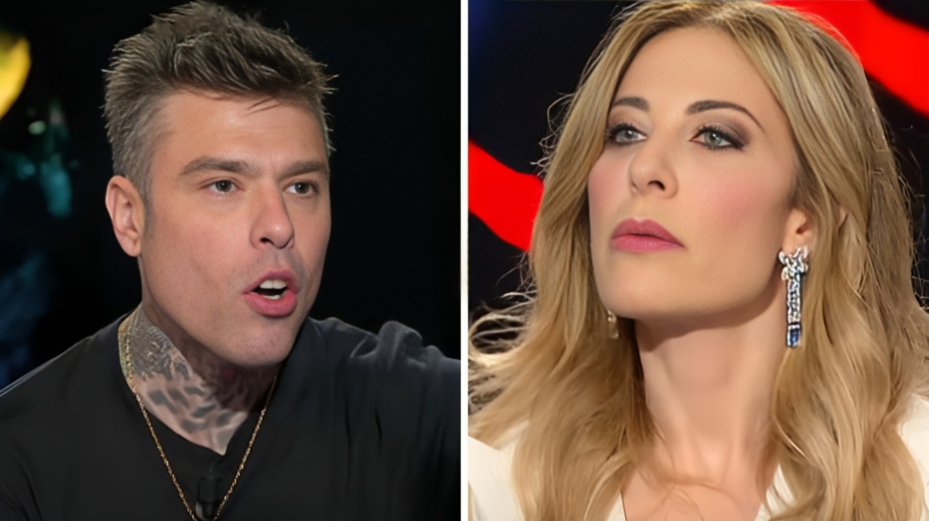 Fedez e Francesca Fagnani a Belve