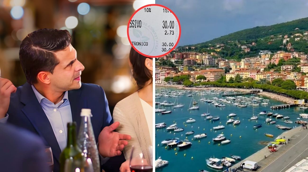 Liguria, lo scontrino del pranzo di mare