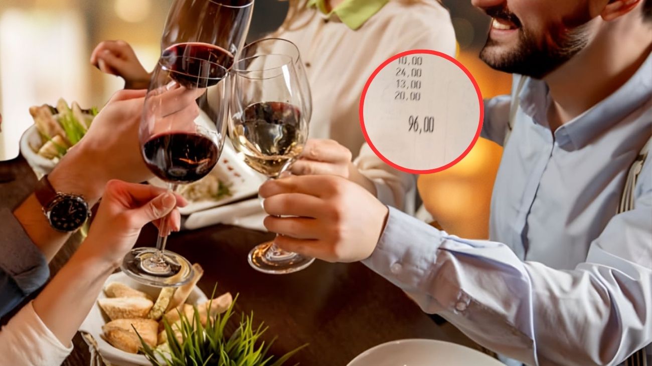 Veneto, lo scontrino del pranzo al ristorante