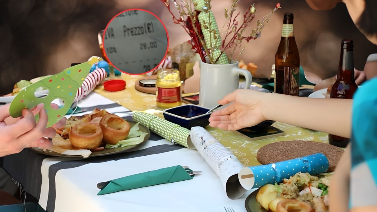 Lombardia, lo scontrino del pranzo al ristorante