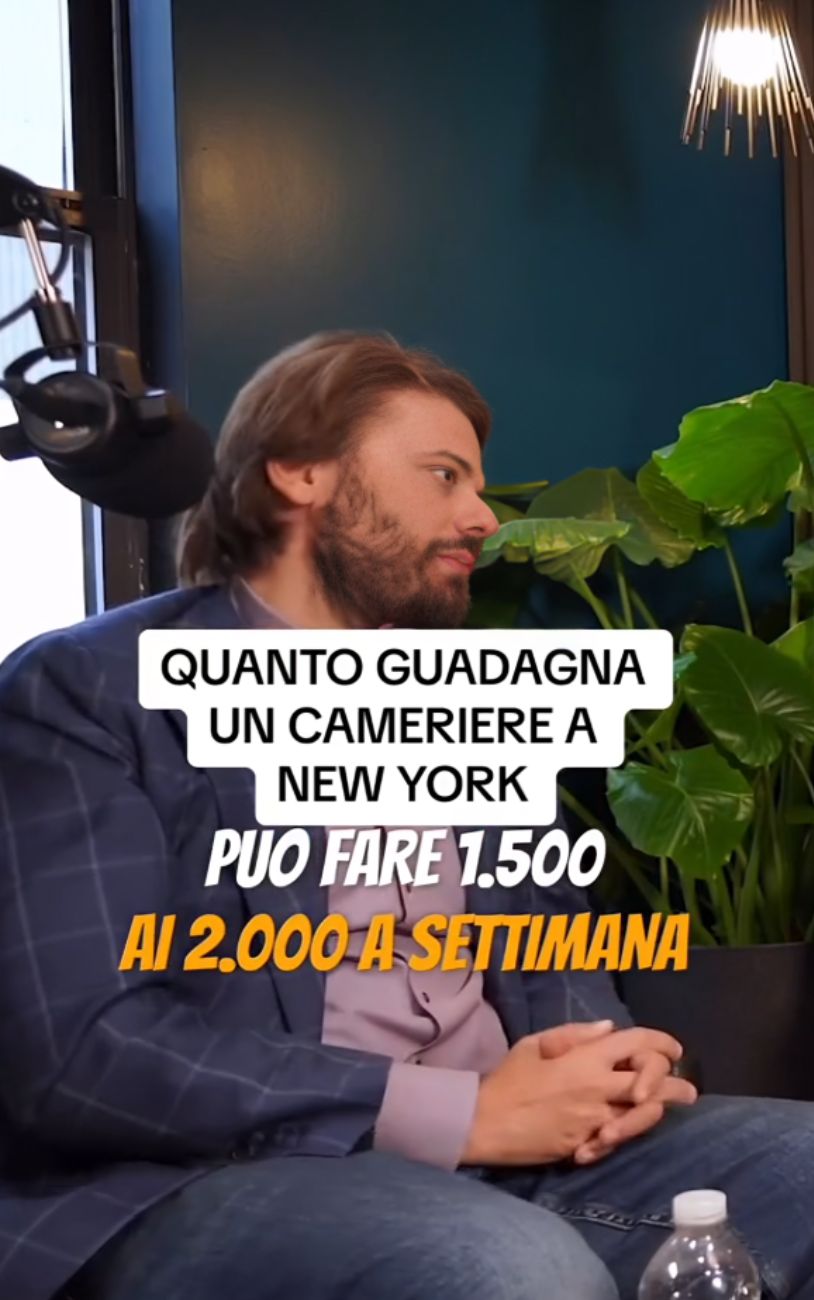 Qual è lo stipendio di un cameriere a New York