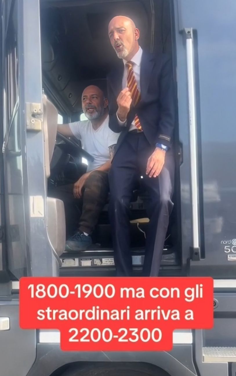 Camionista rivela il suo stipendio in Italia
