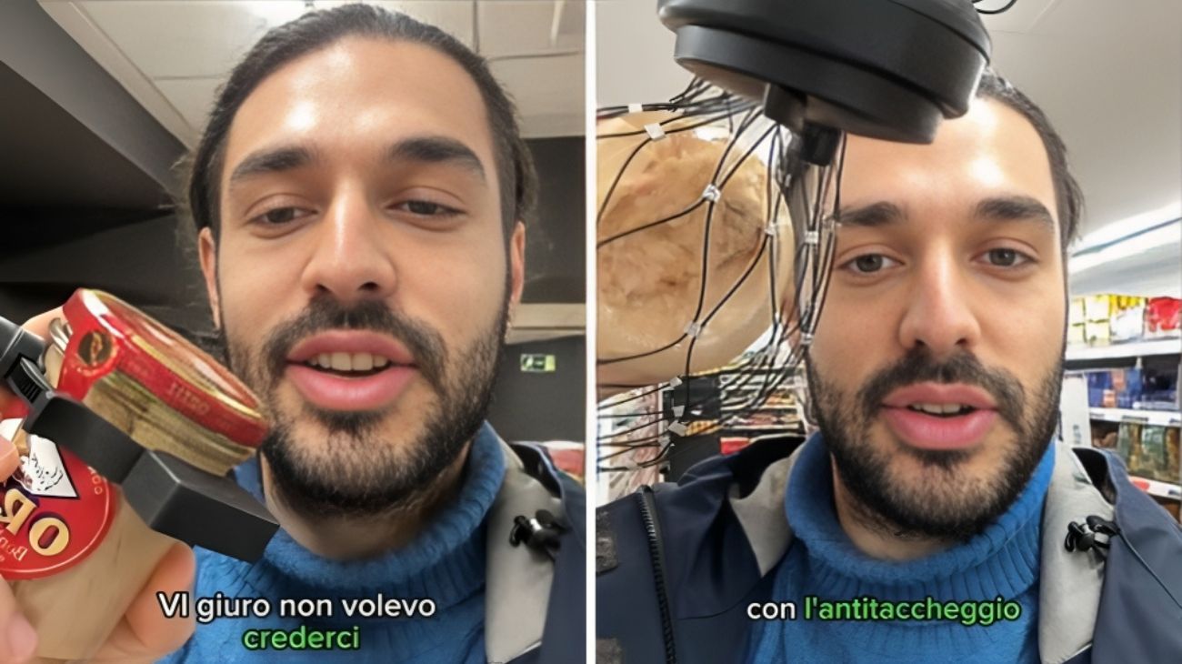 Supermercato, tonno con antitaccheggio