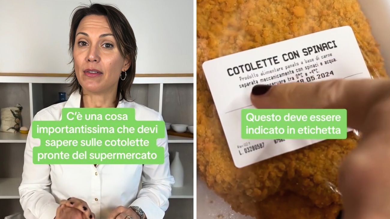 Supermercati, il dettaglio sull'etichetta delle cotolette