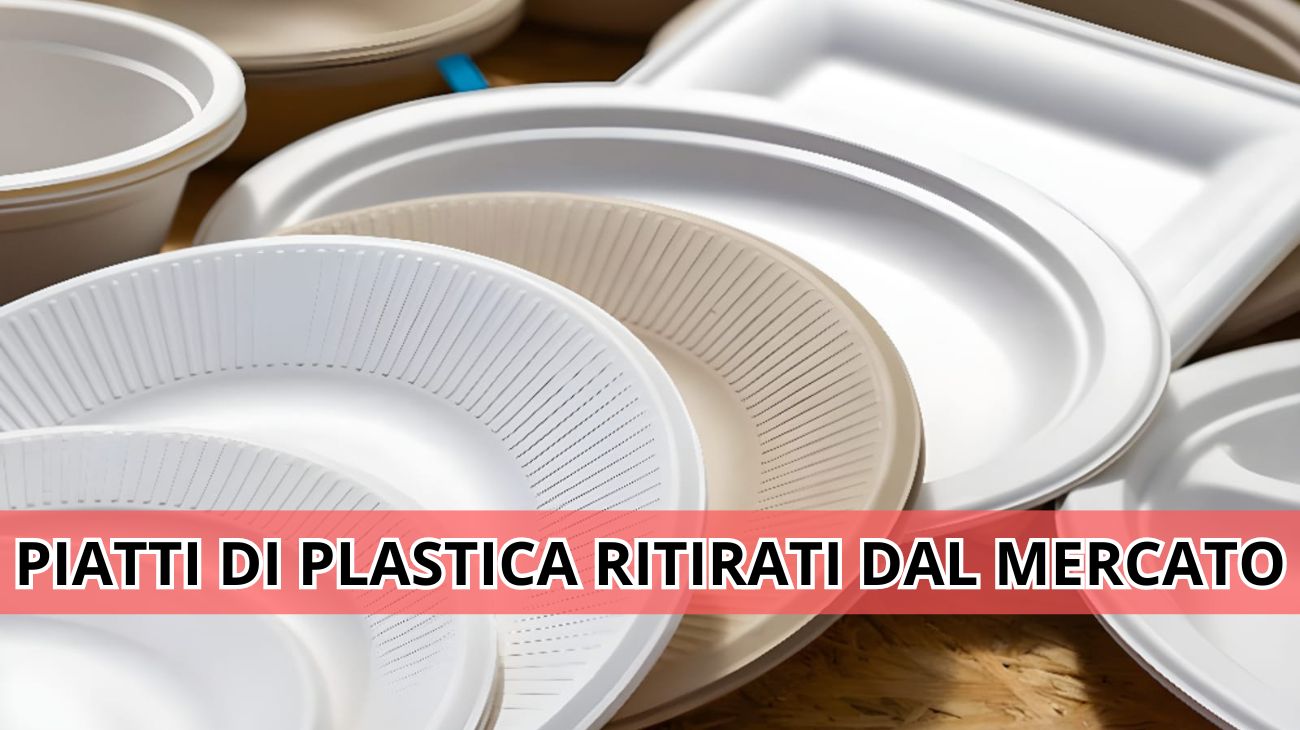 Piatti di plastica, scatta l'allerta del Ministero