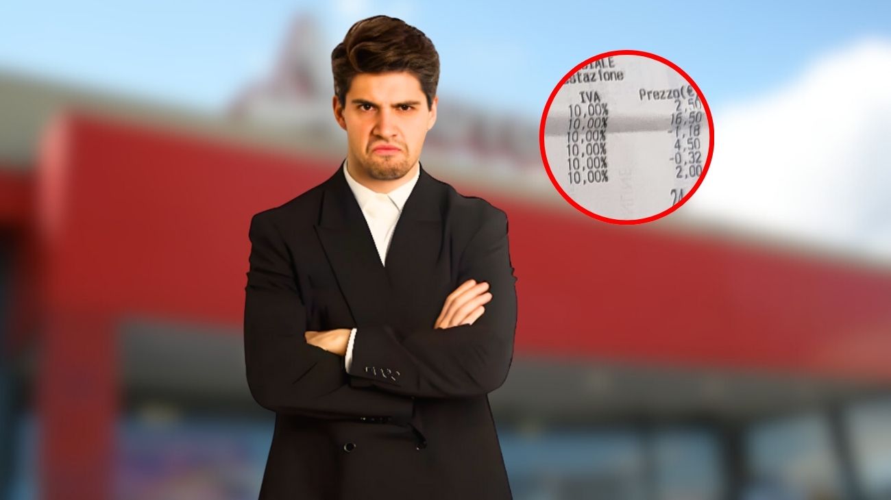 Lo scontrino dell'Autogrill scatena la polemica: "Che vergogna"