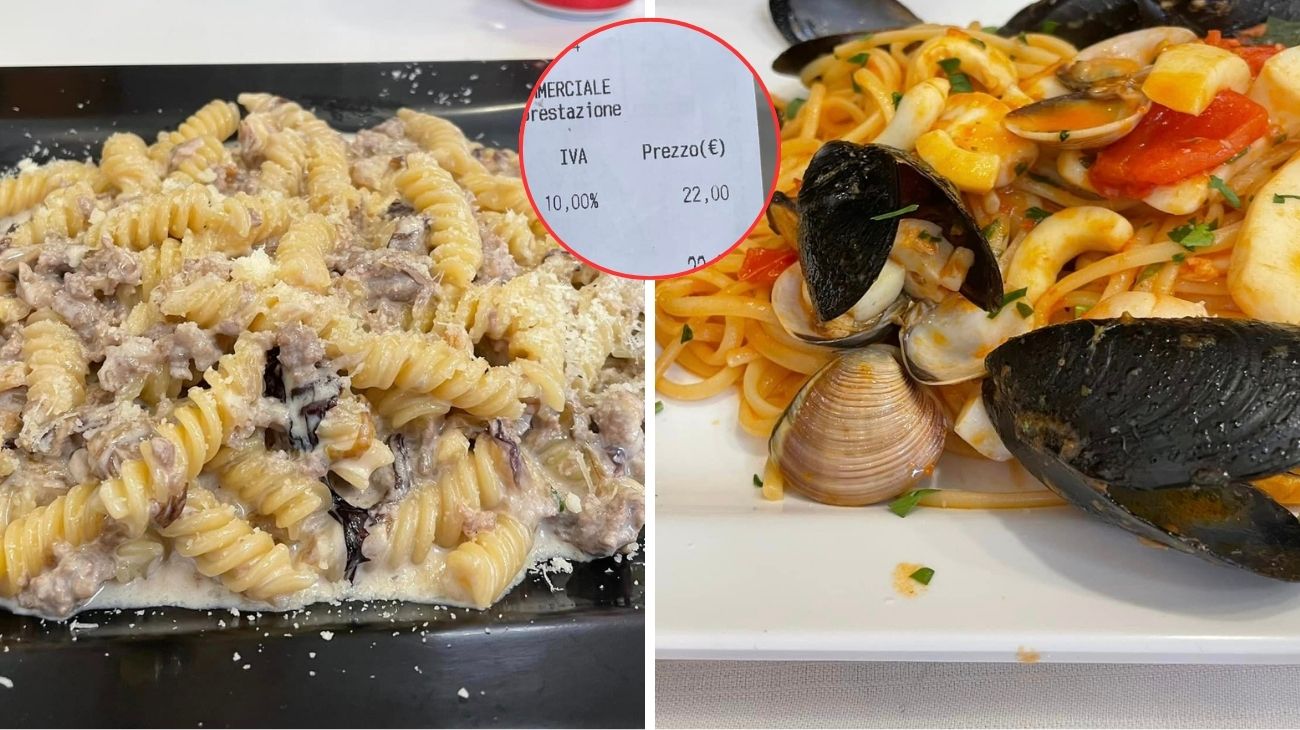 Piemonte, lo scontrino pubblicato dalla cliente