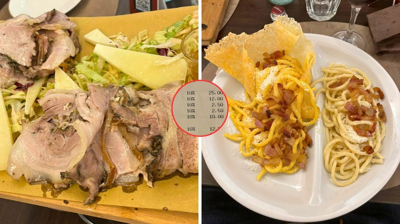 Sicilia, cena romana a Palermo: lo scontrino