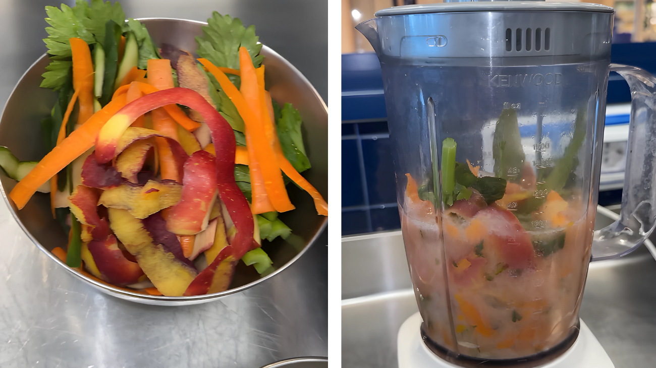 Sorbetto scarti frutta e verdura