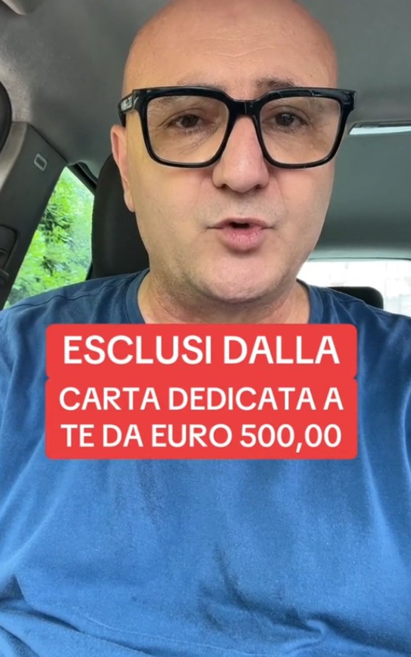 Social card da 500 euro, questi soggetti non potranno accedere al bonus