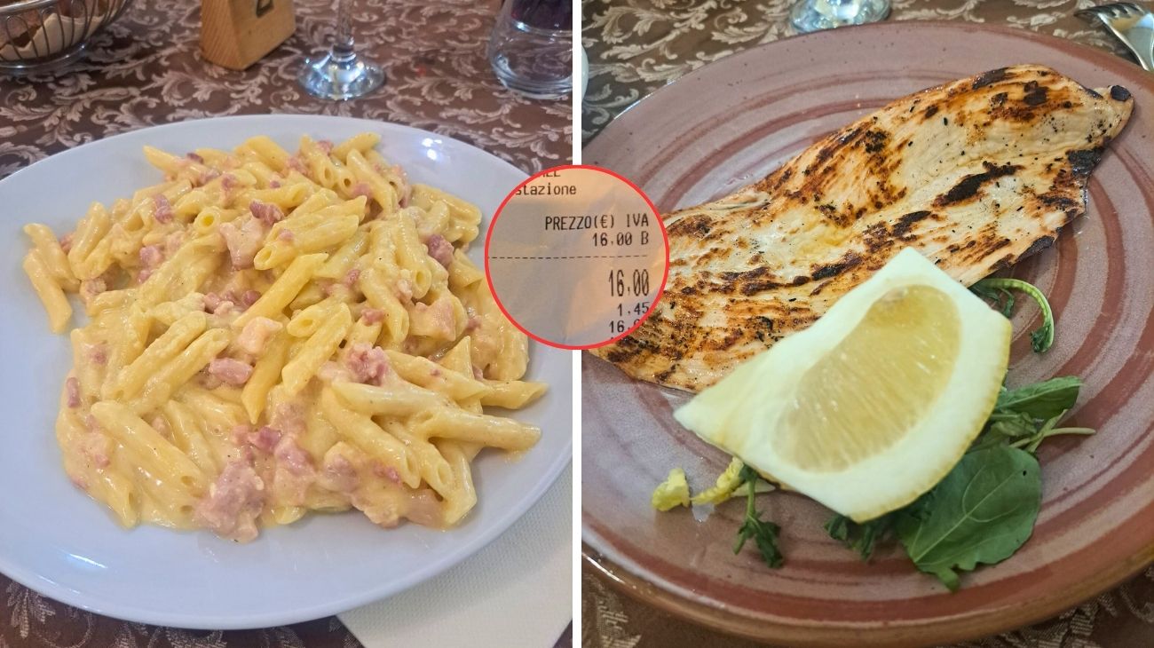 Calabria, critiche per lo scontrino della carbonara: il motivo