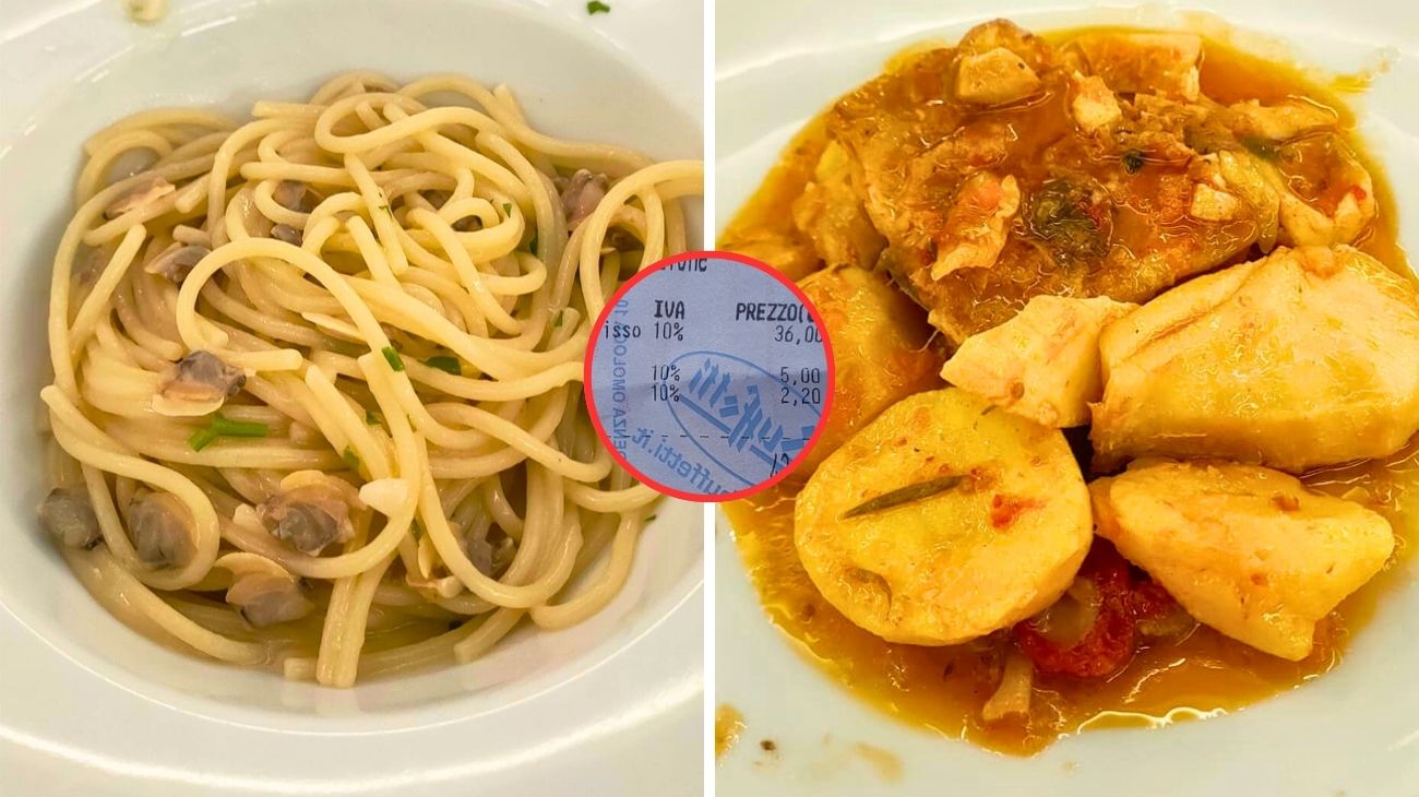 Marche, lo scontrino del pranzo in trattoria