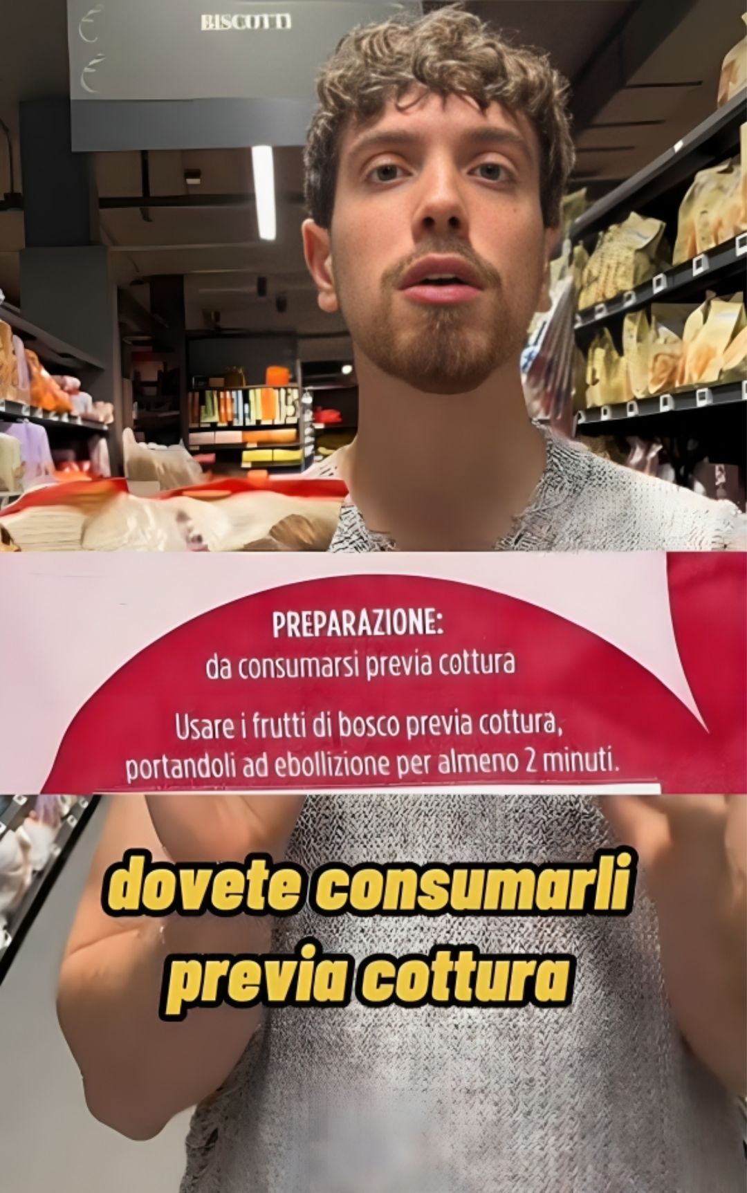 Frutti di bosco, cosa c'è scritto sulla confezione di quelli surgelati