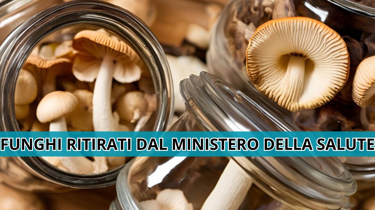 Funghi richiamati dal commercio: sospetto di botulismo