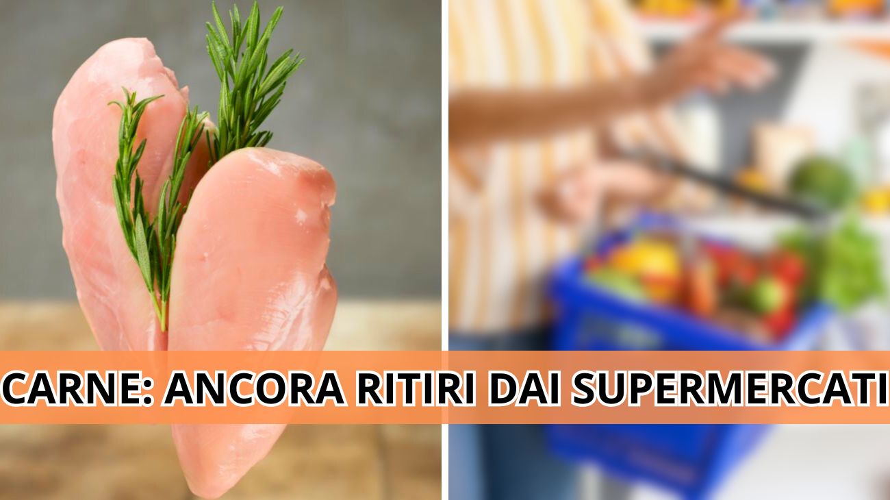Carne di pollo, scatta il ritiro di alcuni lotti