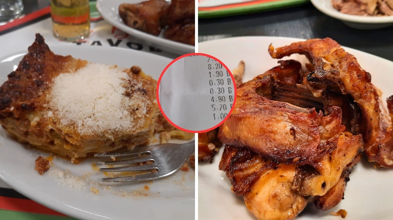 Emilia Romagna, lo scontrino del ristorante self service