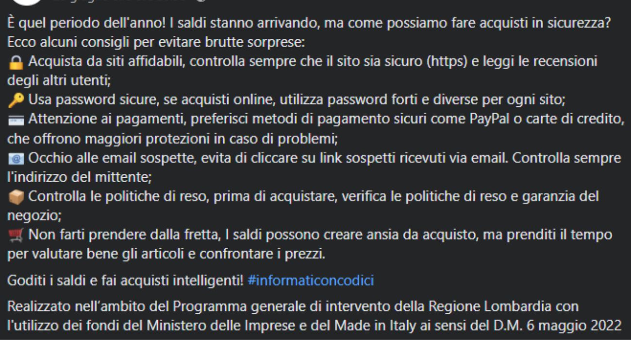 Saldi estivi, alcune semplici regole per evitare brutte sorprese