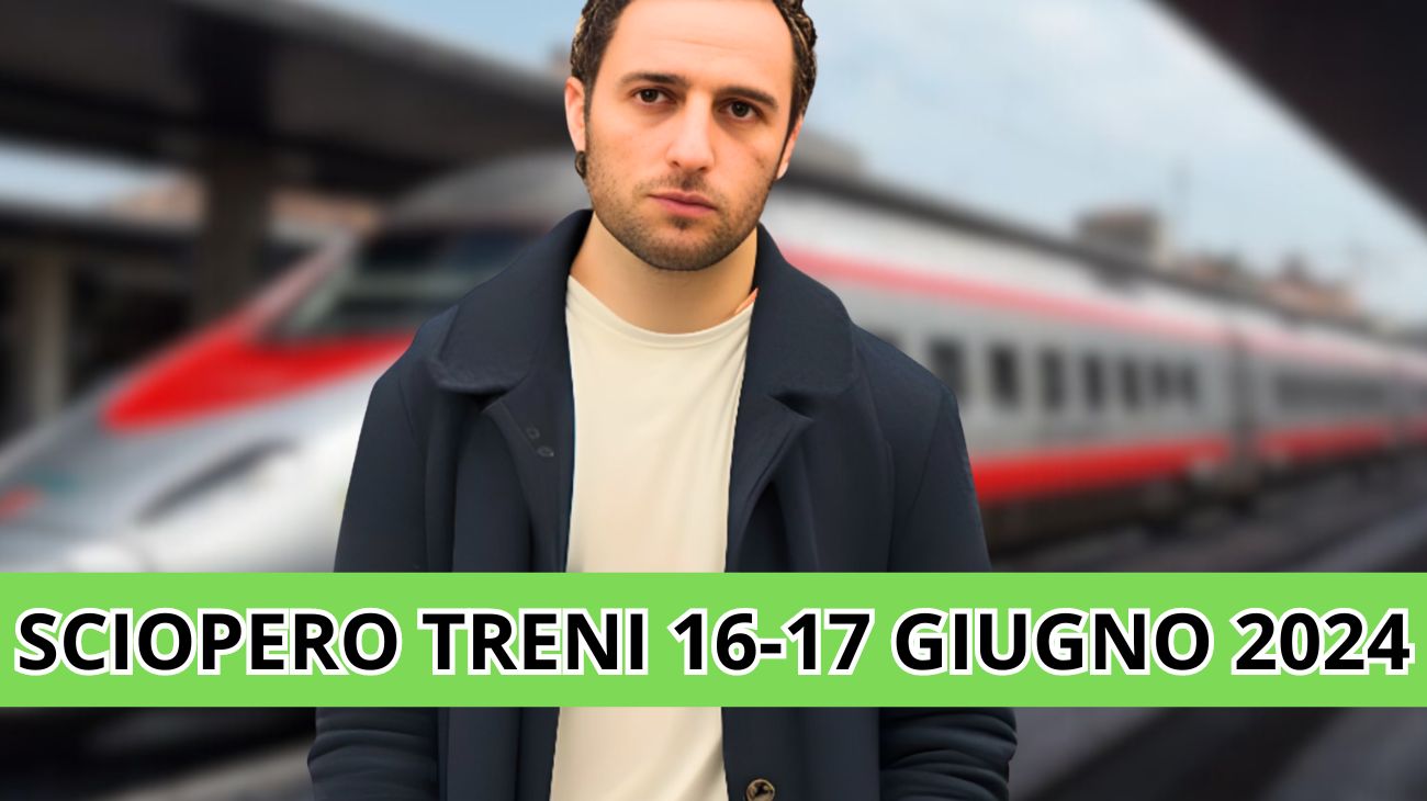 Sciopero treni, stop alla circolazione tra il 16 e il 17 giugno 2024