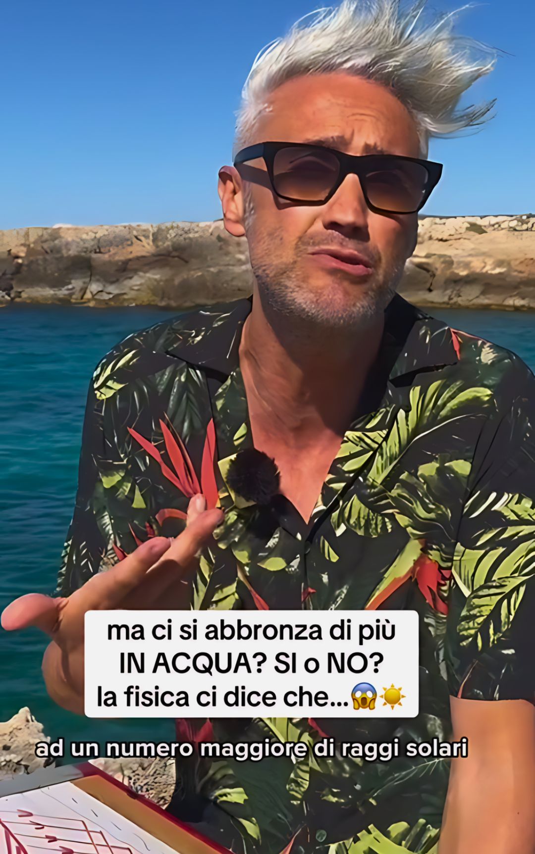 In acqua ci si abbronza di più o no? La risposta del fisico