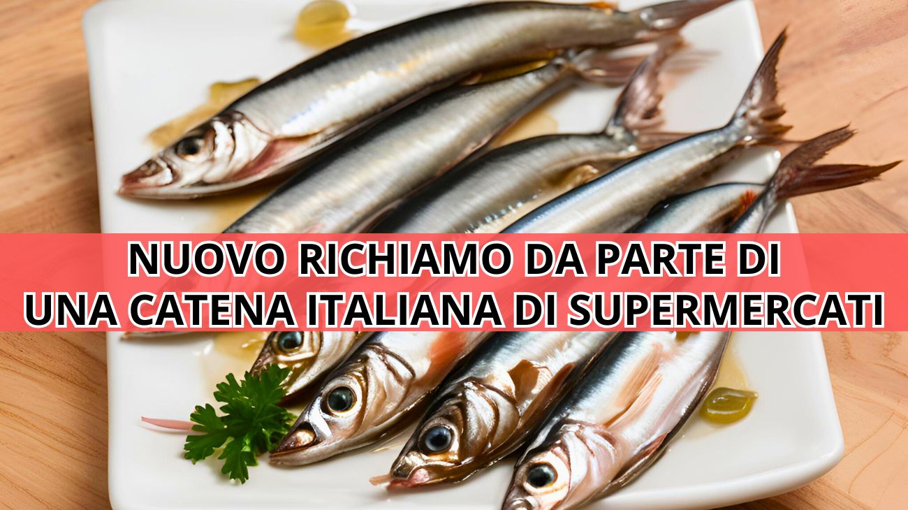 Alici, lotto richiamato per eccesso di istamina