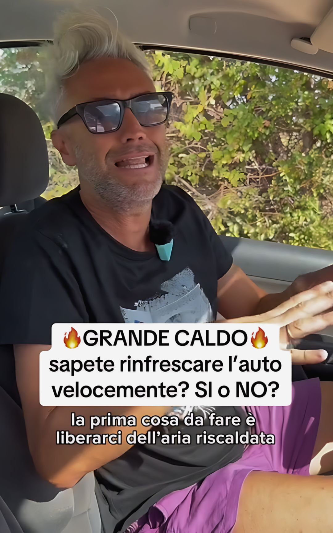 Auto troppo calda, la soluzione per rinfrescarla rapidamente
