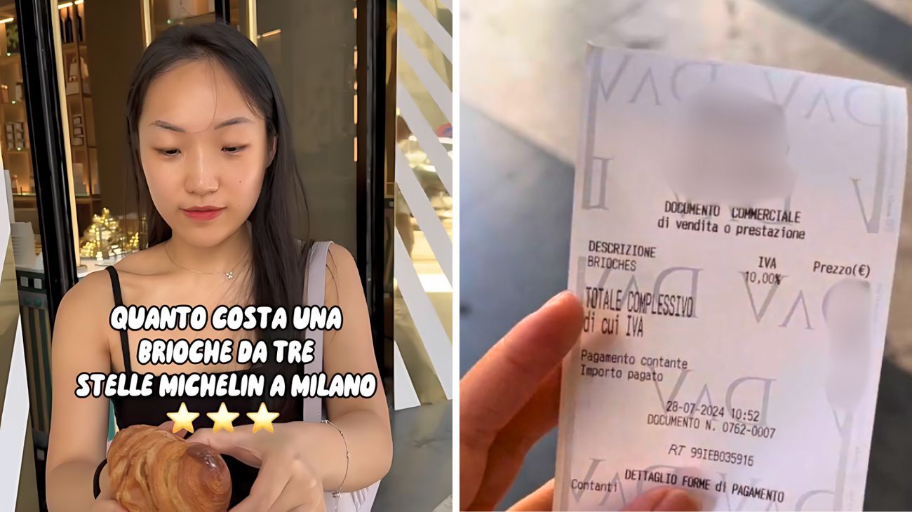 Milano, mangia una brioche stellata e mostra lo scontrino: quanto ha pagato