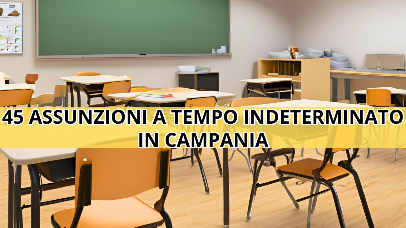 Salerno, assunzioni a tempo indeterminato in Campania: il concorso pubblico