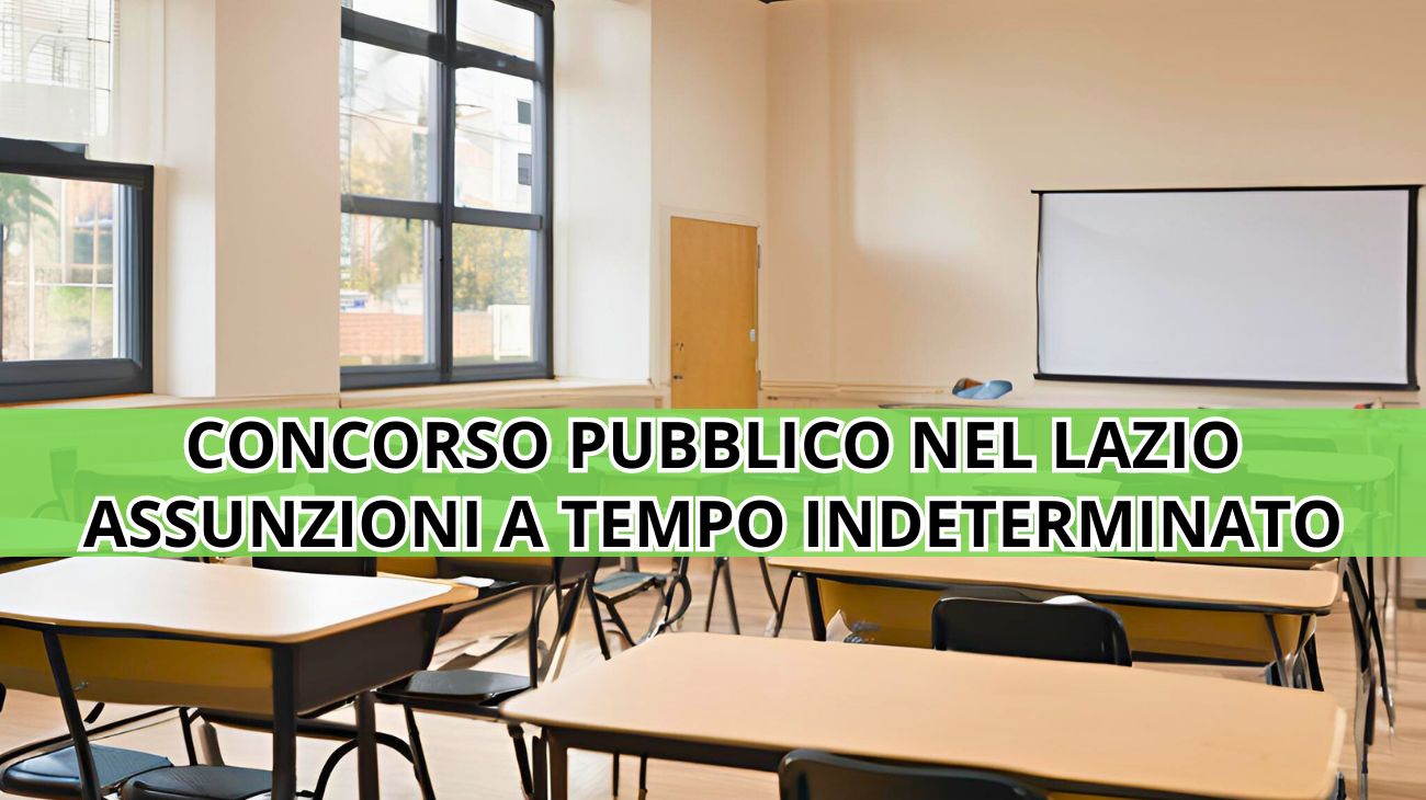Lazio, al via le candidature del concorso pubblico per diplomati