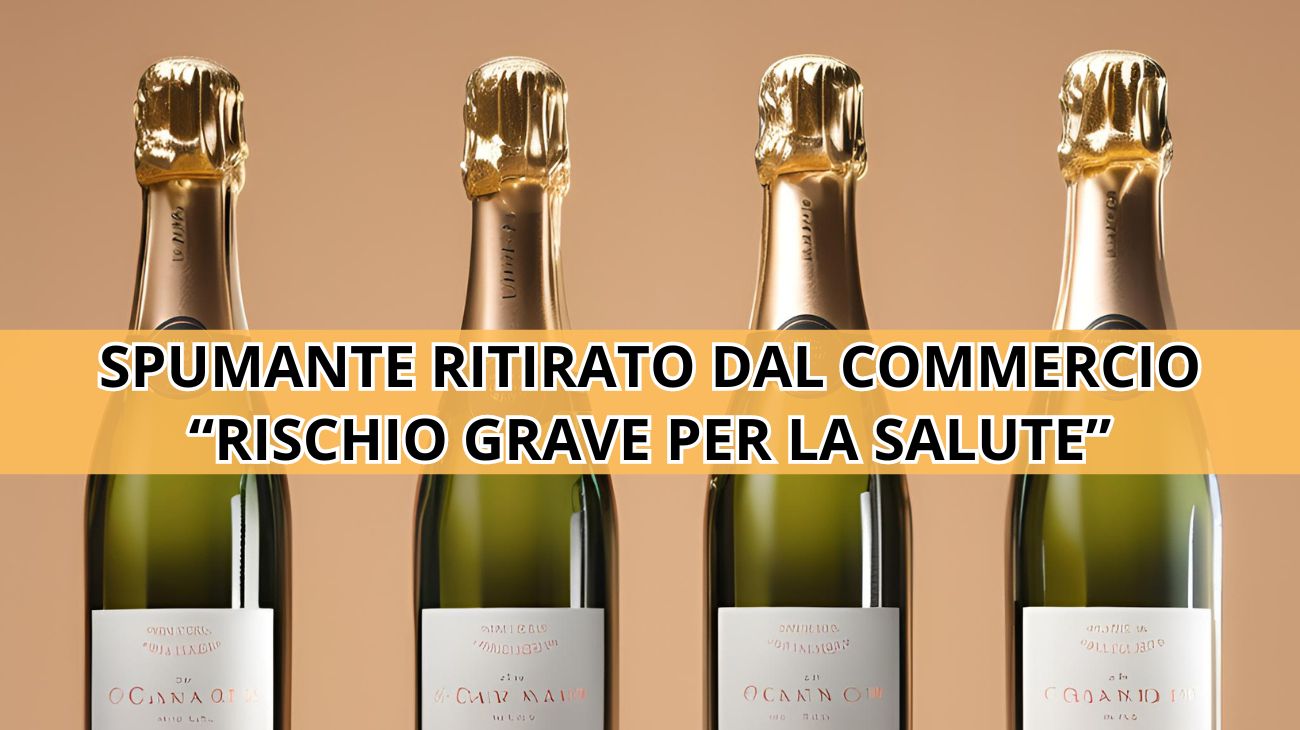 Spumante, scatta il ritiro dal commercio