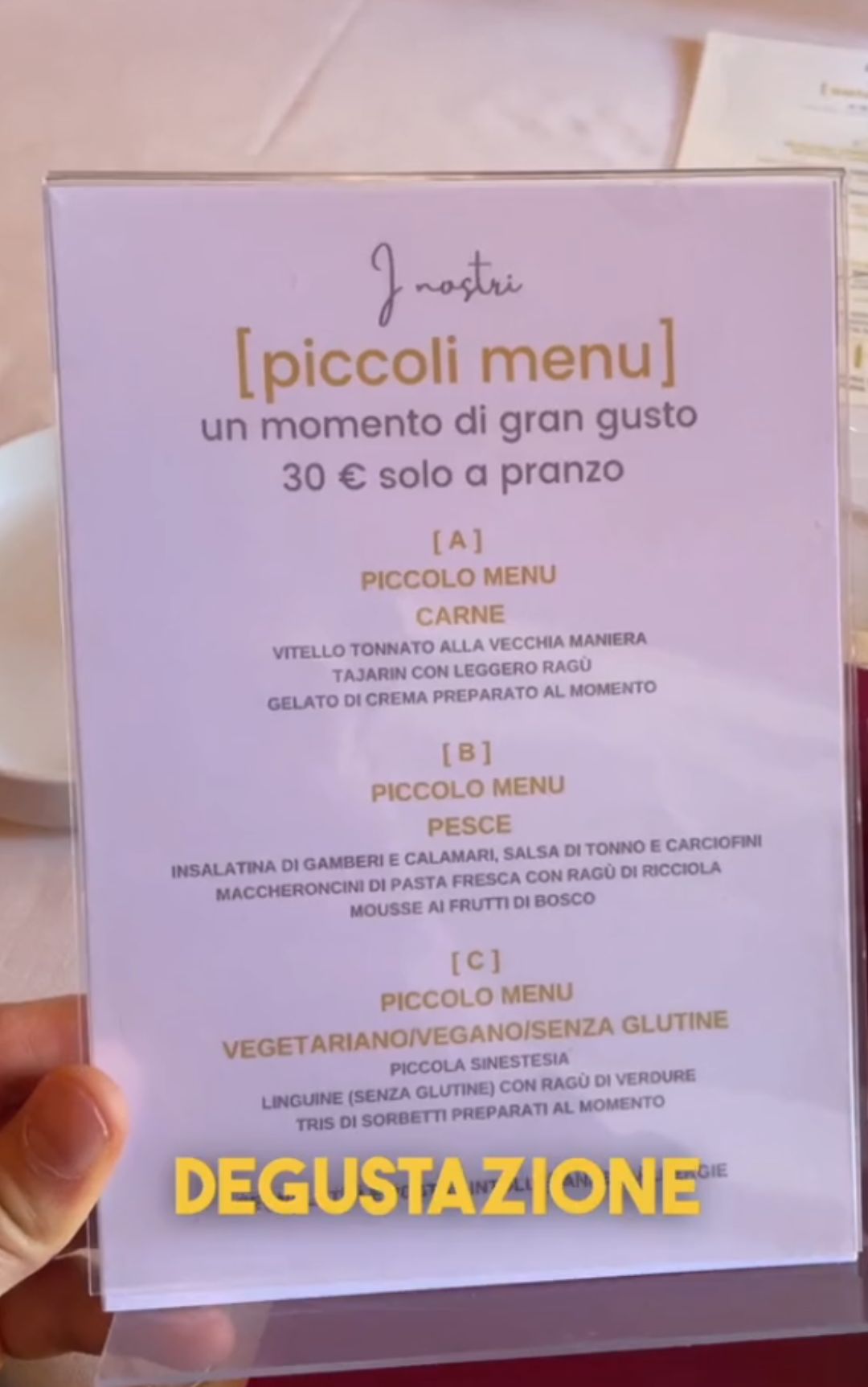 Ristorante stellato più economico d'Italia, qual è il menù