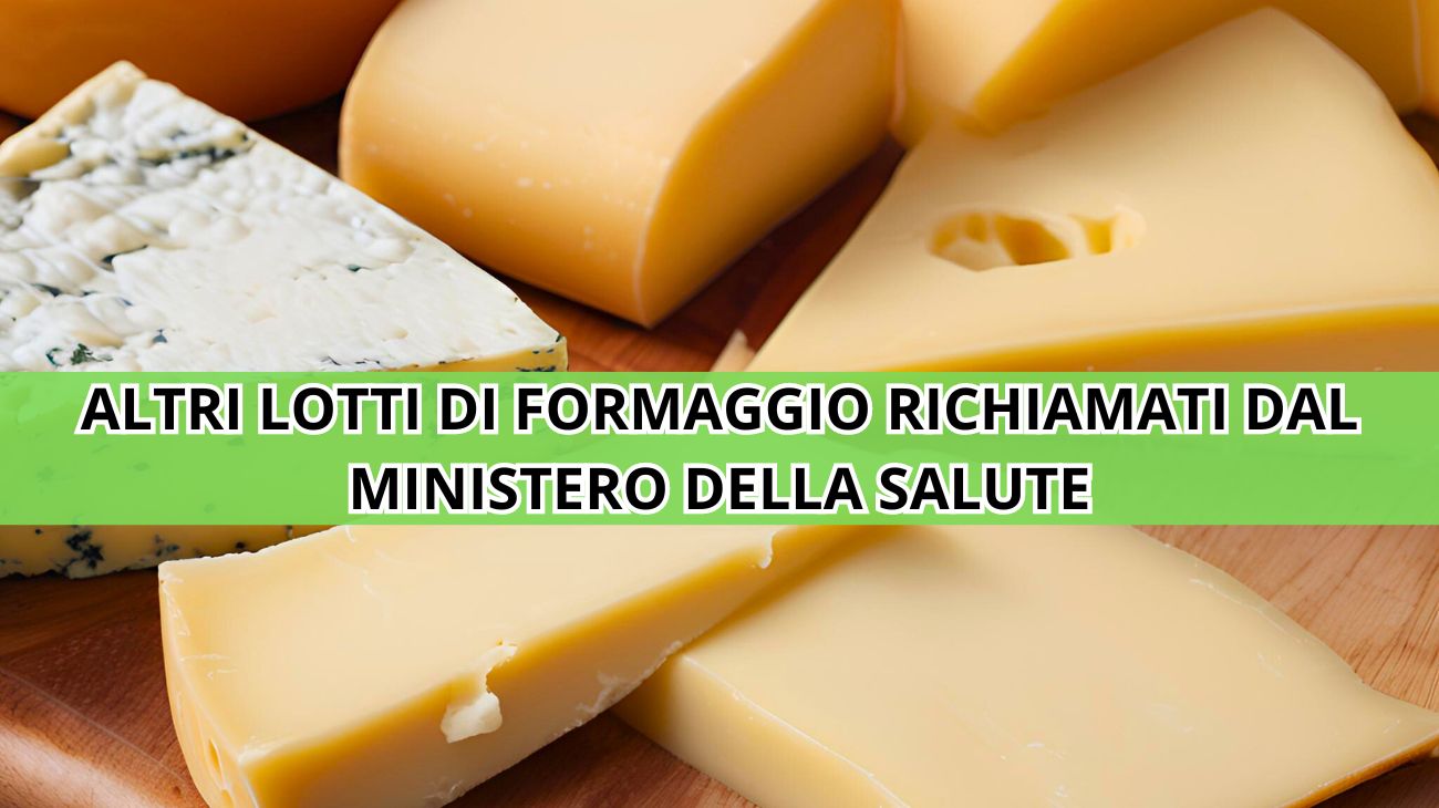 Ministero della Salute, richiamati altri lotti di formaggio dal commercio
