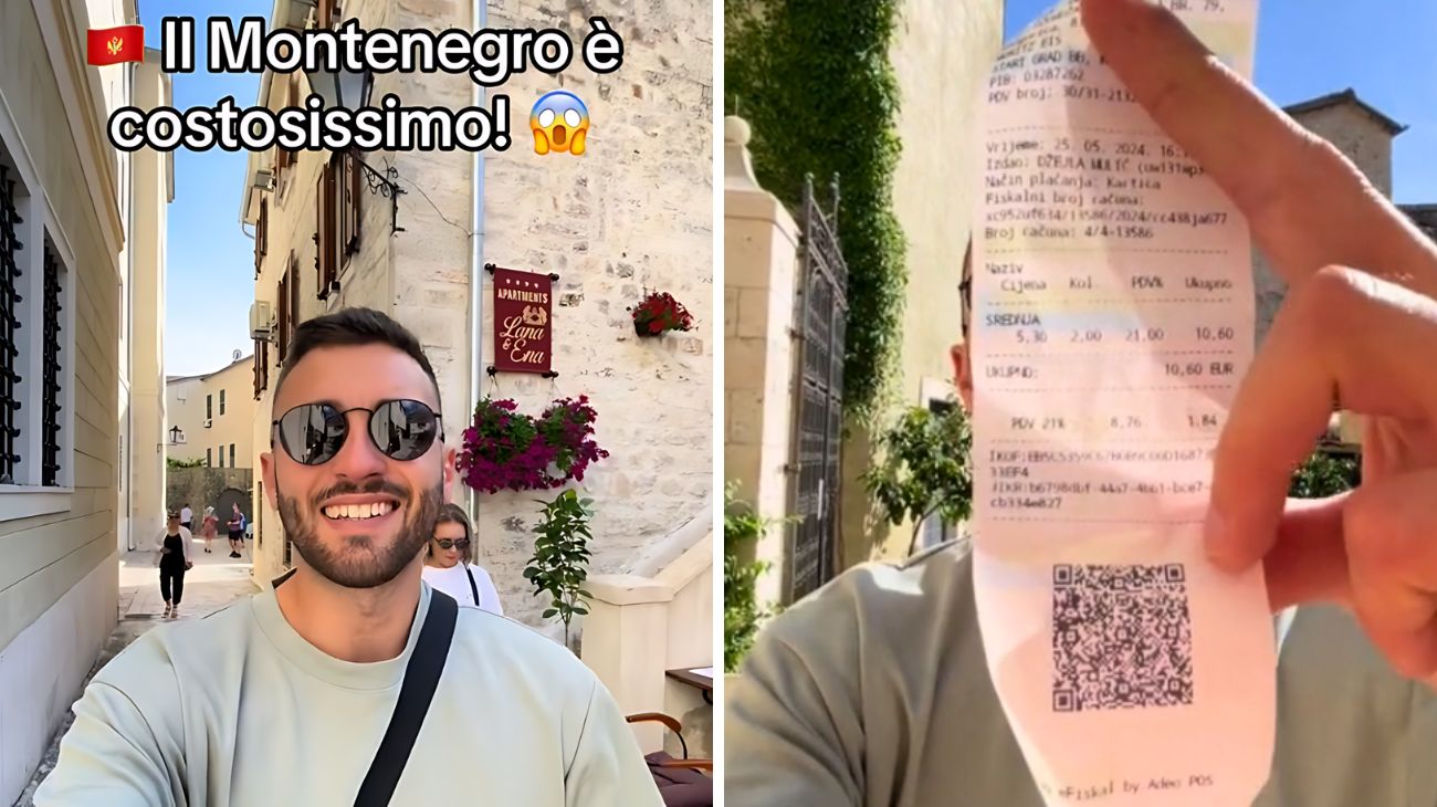 Montenegro, compra due gelati e mostra lo scontrino