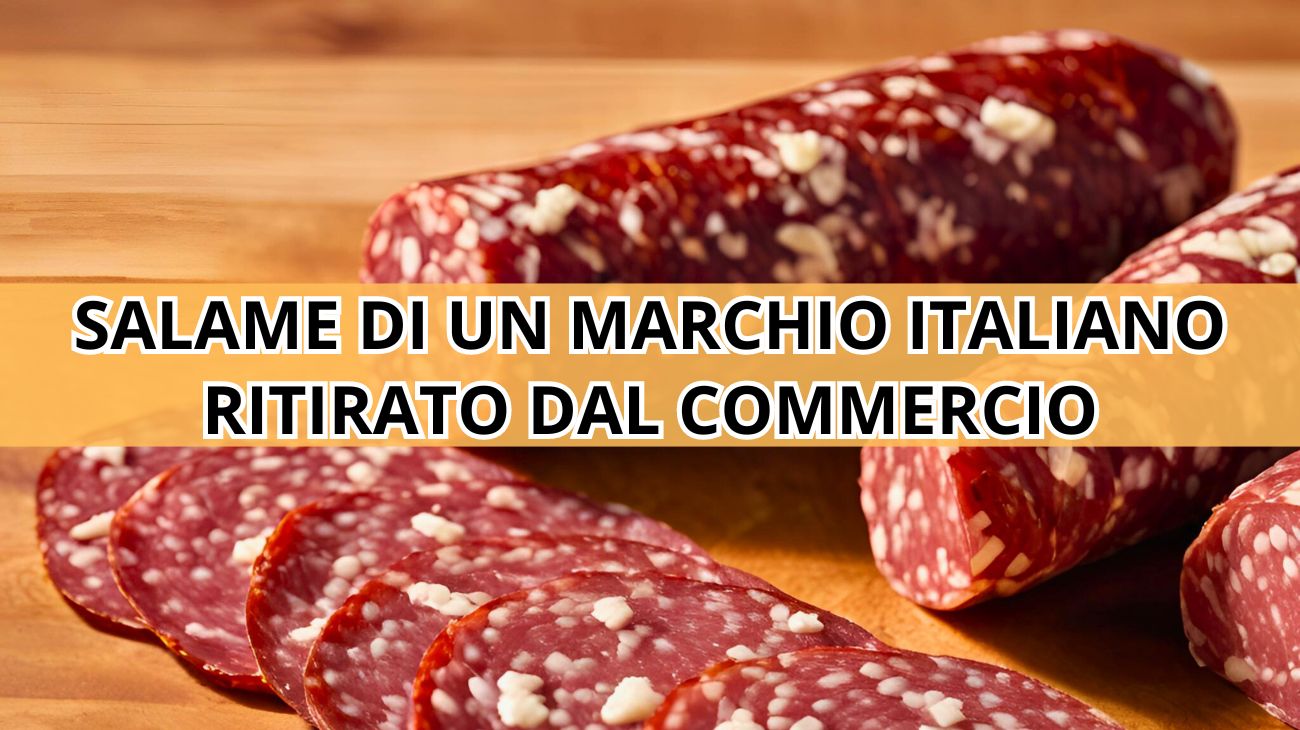 Ministero della Salute, ritirato lotto di salame di un marchio italiano