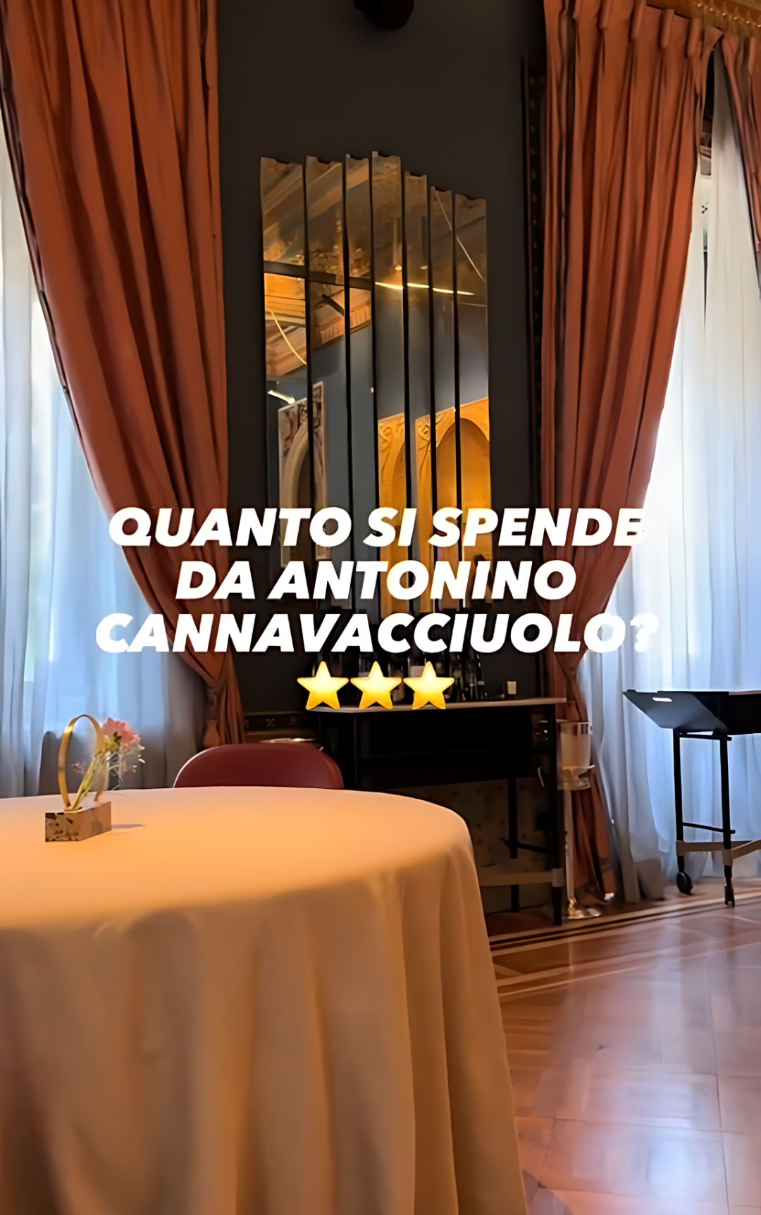Lo scontrino del pranzo nel ristorante stellato di Antonino Cannavacciuolo
