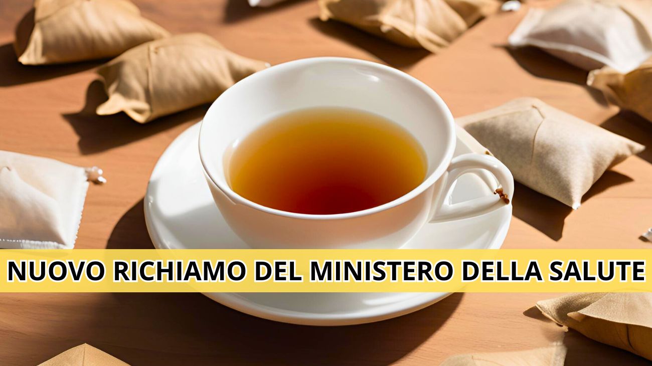Tè in bustine richiamato dal commercio: l'avviso del Ministero della Salute