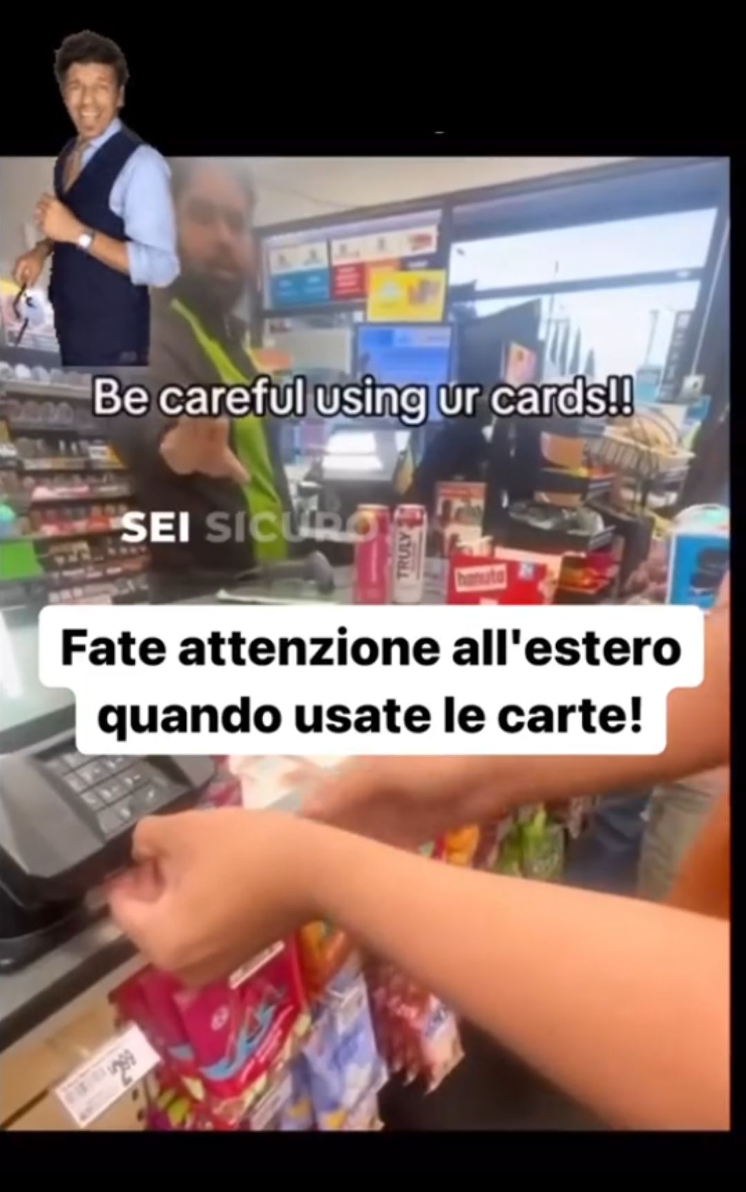 Truffa della carta di credito tramite lo scanner nel lettore