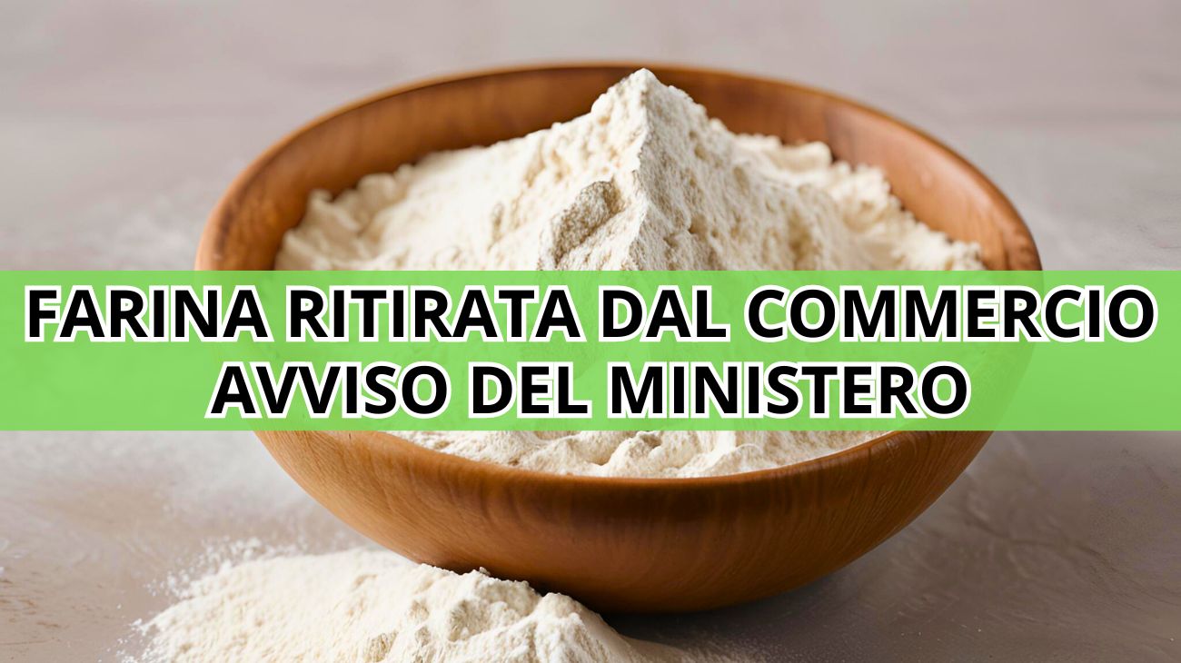 Ministero della Salute, scatta il ritiro di un lotto di farina di pistacchi
