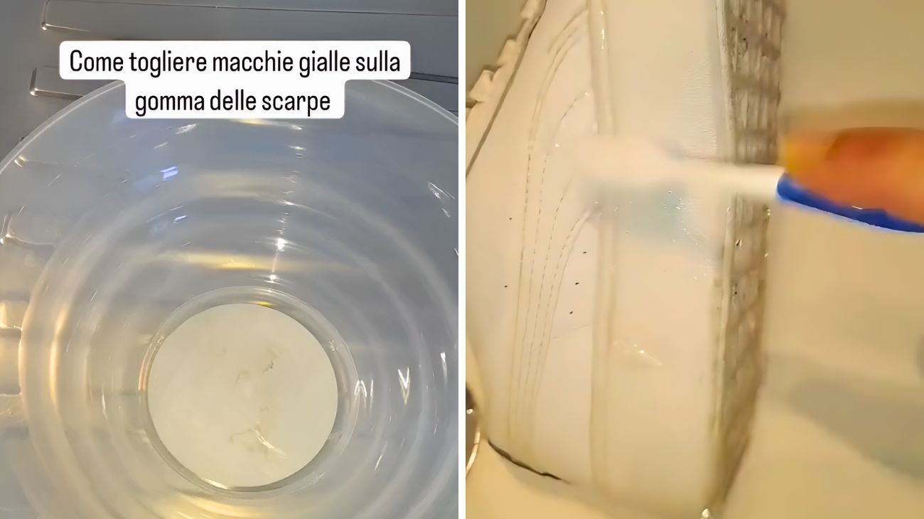 Scarpe, il rimedio contro le macchie gialle