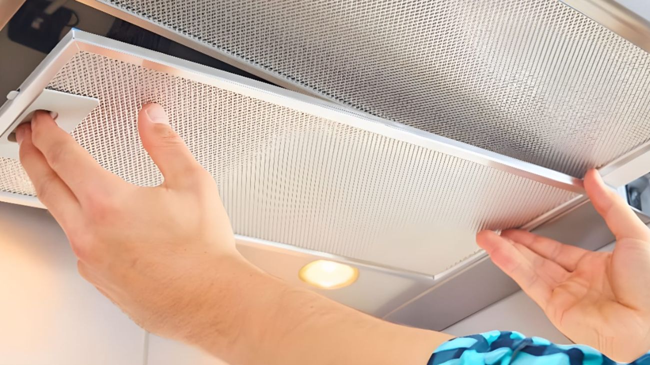 Cappa pulire cucina trucco