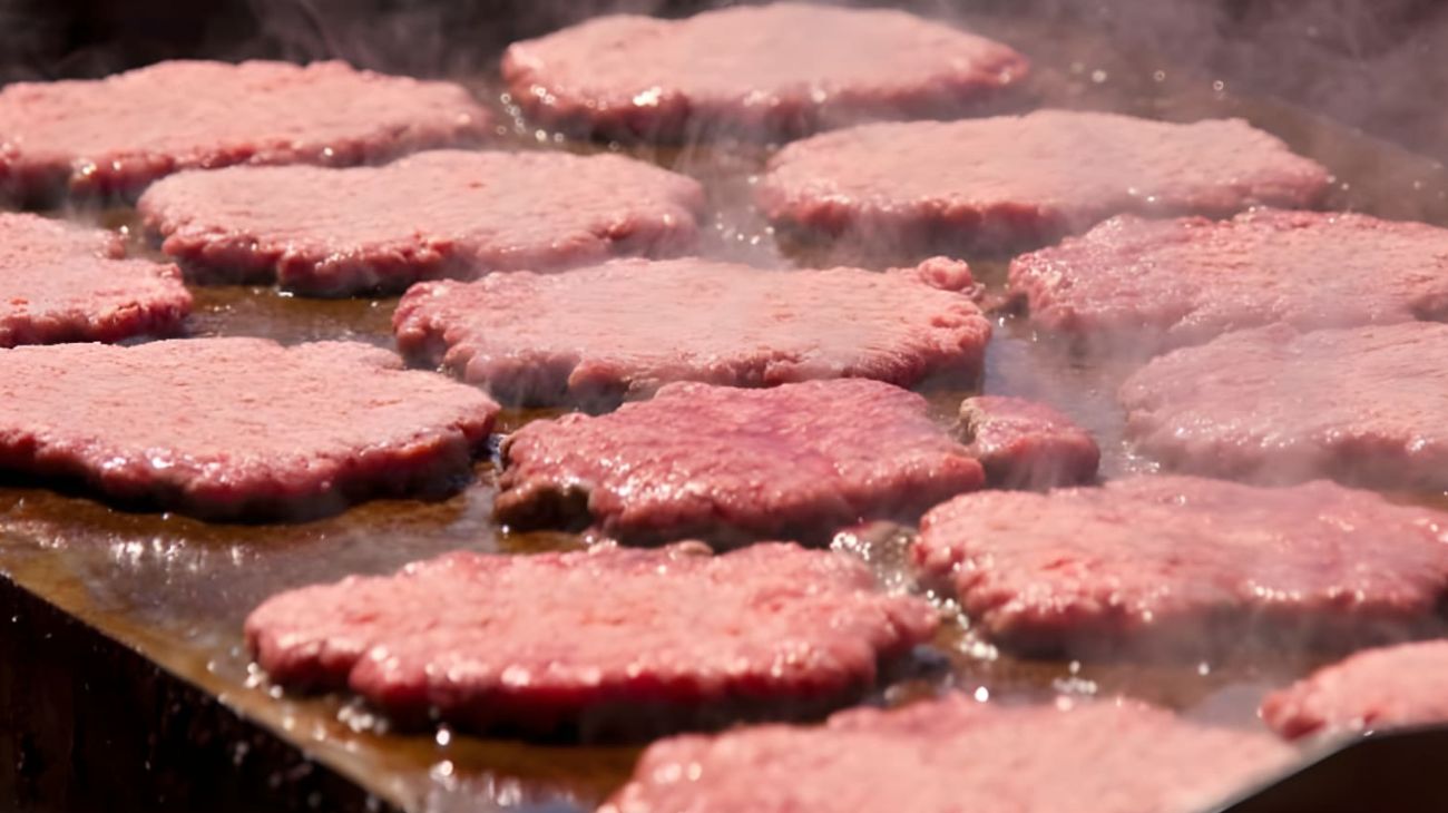 Hamburger sangue cottura