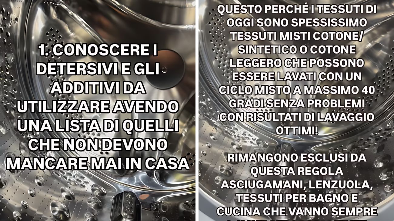 Lavatrice bucato perfetto