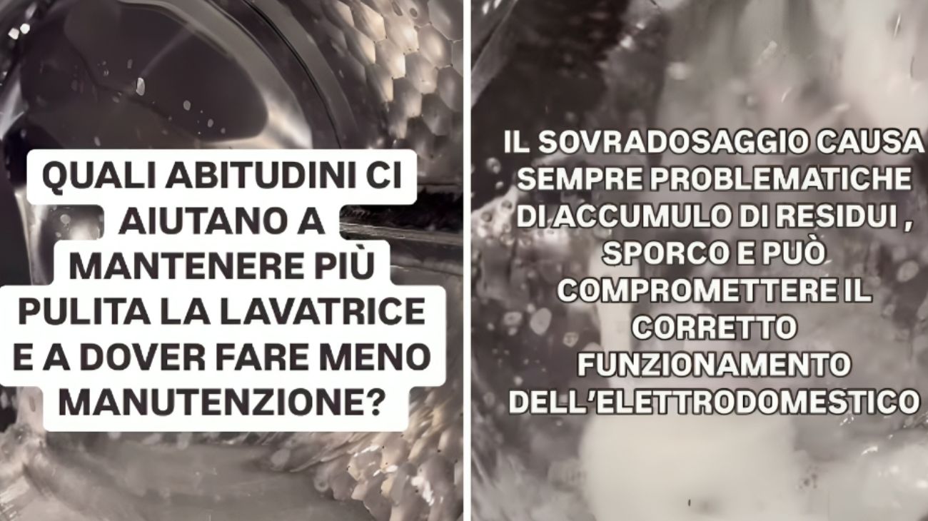 Lavatrice pulita a lungo