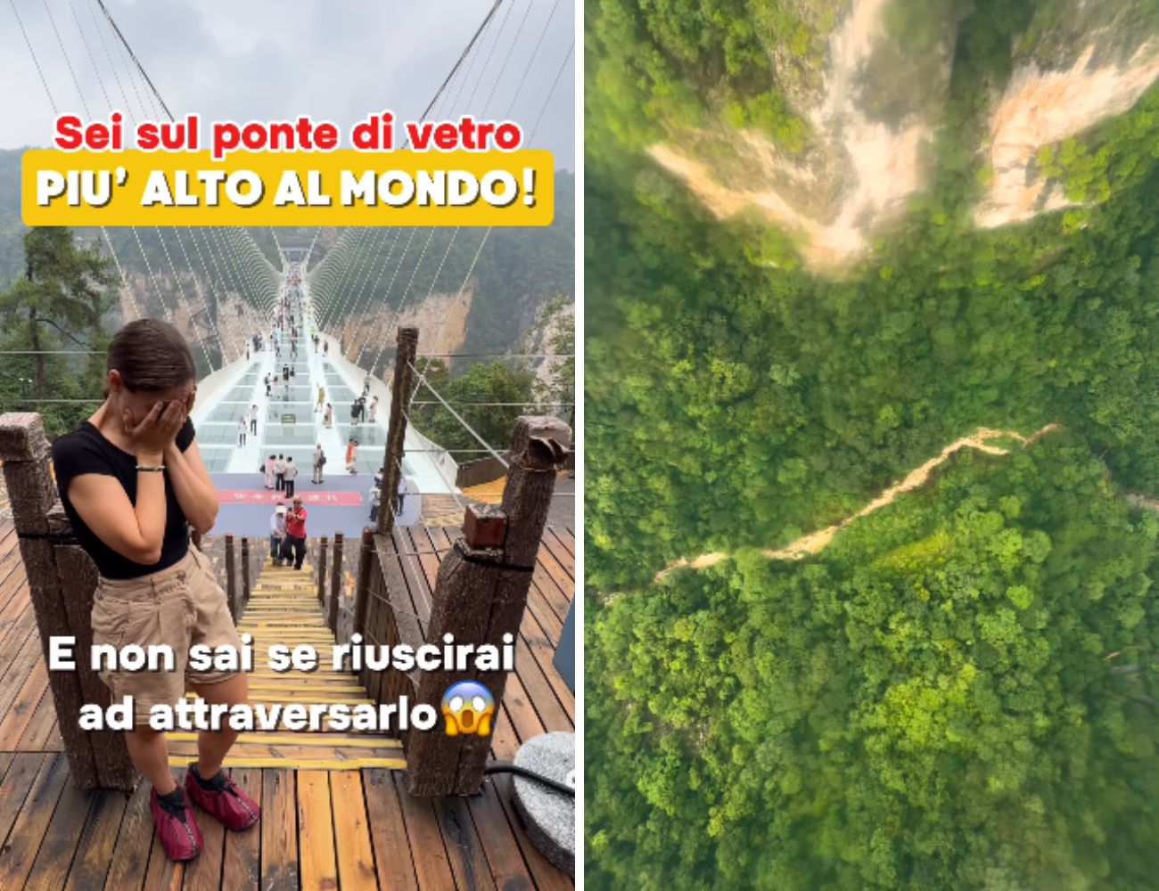 Ponte di vetro più alto al mondo