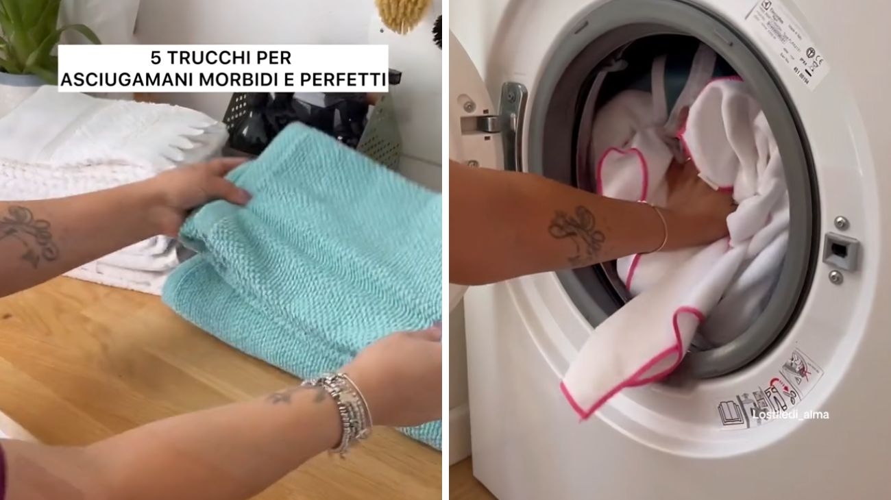 Asciugamani, con questi trucchi diventano subito più morbidi