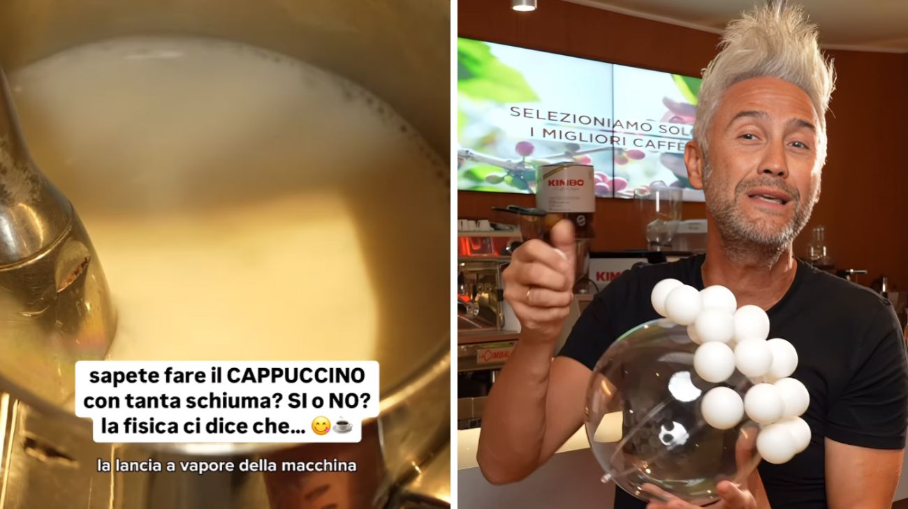 Cappuccino, il segreto per ottenere tanta schiuma