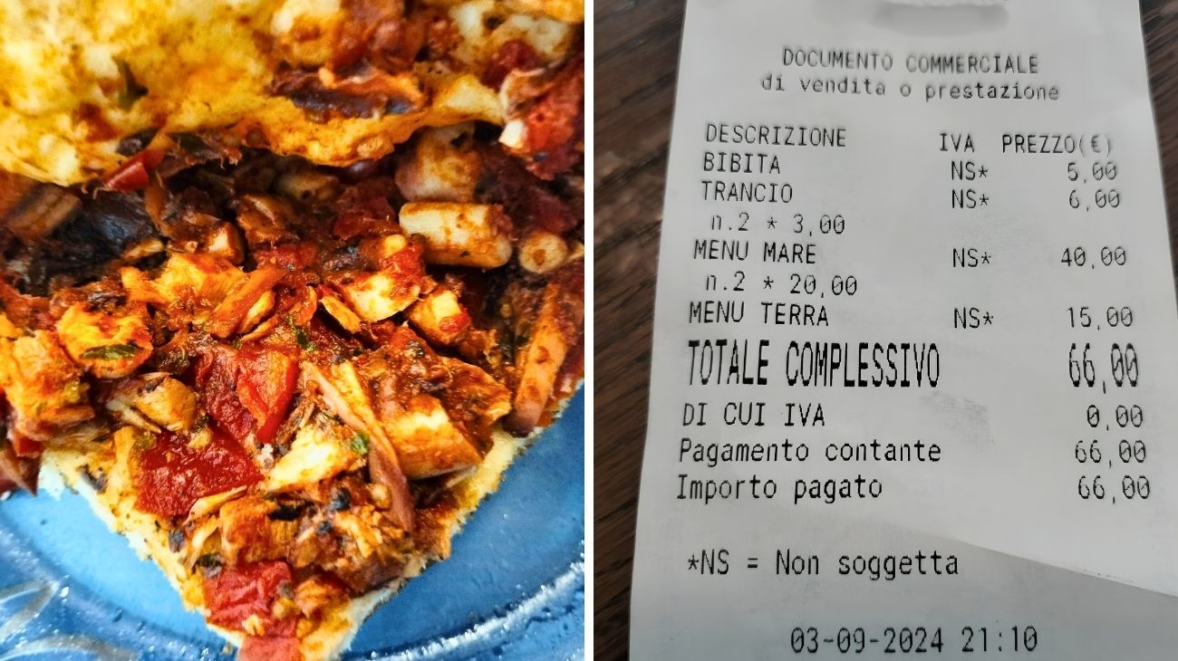Cena di pesce ristorante scontrino lazio