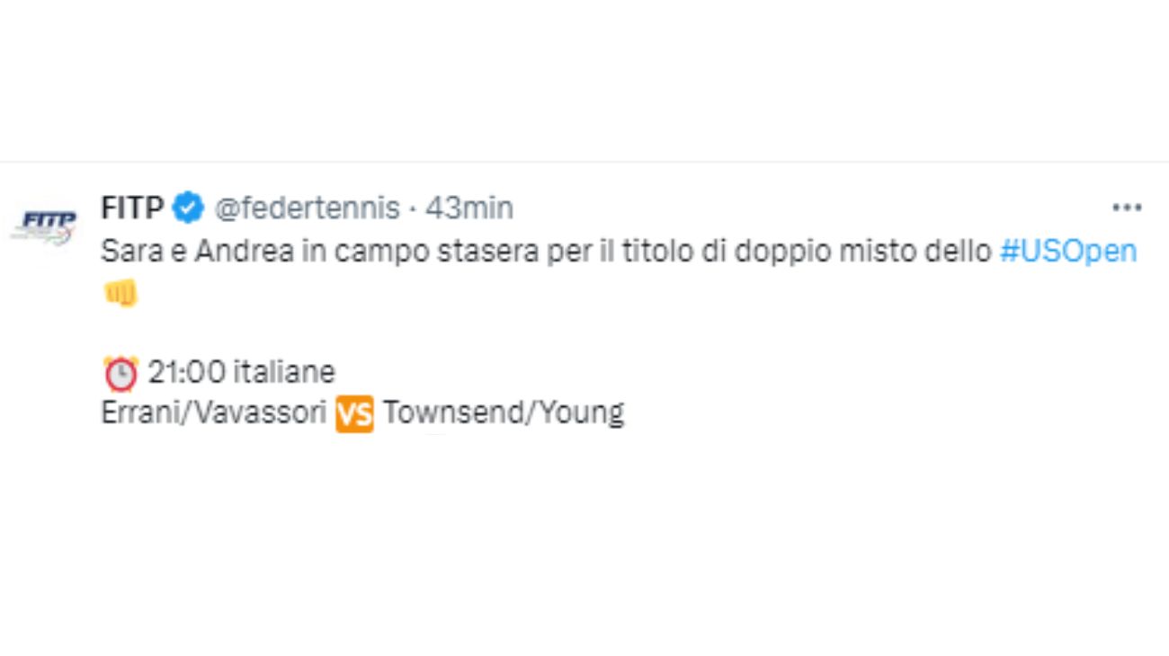 Vavassori Errani US Open