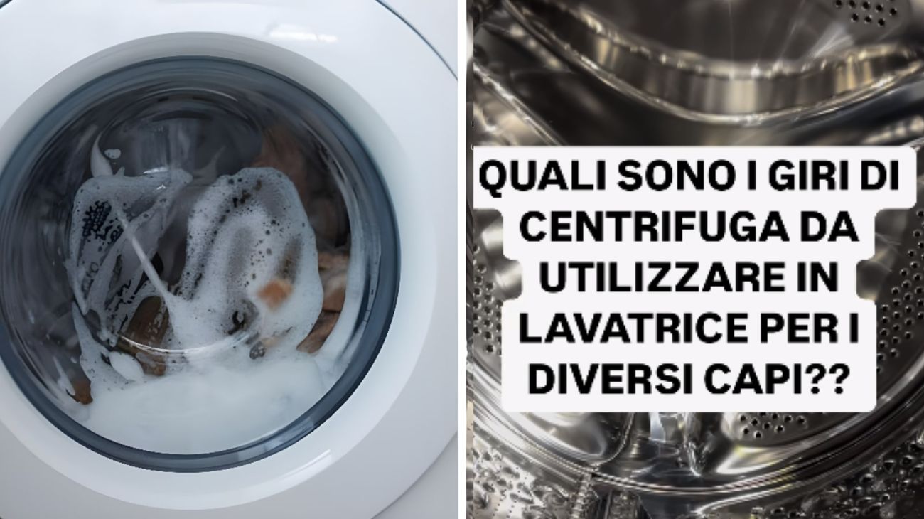 Lavatrice giri centrifuga
