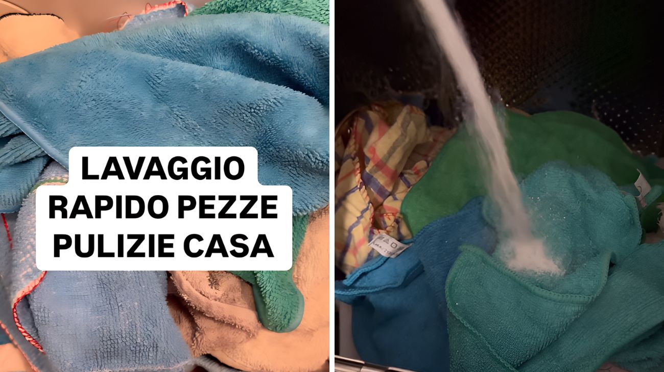 Pulizia casa panni